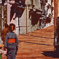 Postcard: Yoshiwara pleasure quarters before the 1923 disaster