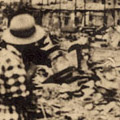 Postcard: The remains of the Kokugikan
