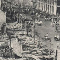 Postcard: View of Nihonbashi dōri after the earthquake