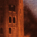 Postcard: Destruction of the twelve storey tower of Asakusa