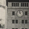 Photograph: The clock of the Central Meteorological Observatory frozen at 11.58am, the moment the first earthquake struck eastern Japan