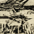 Photograph: Scene of destruction outside of Tokyo