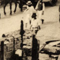 Photograph: View from Ueno Hirokōji toward Ueno Park