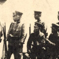 Photograph: A military check point during the period of martial law