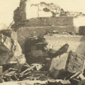 Photograph: Scene of destruction in or near Yokohama