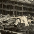 Photograph: Scene of destruction in or near Yokohama