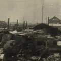 Photograph: Scene of destruction in or near Yokohama