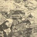 Photograph: Scene of destruction in or near Yokohama