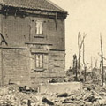Photograph: Scene of destruction in or near Yokohama