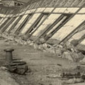 Photograph: Scene of destruction in or near Yokohama