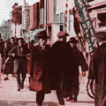 Postcard: Scene of reconstruction in Kanda