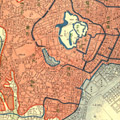 Map: Edo 280 years ago, Jōō Era (1652-1655)