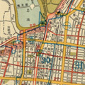 Map: Reconstruction projects in the City of Tokyo