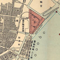 Map: Plans for the construction and repair of port facilities for the City of Tokyo