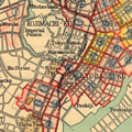 Map: Land readjustment districts in City of Tokyo