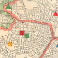 Map: Social welfare facilities at the time of the earthquake disaster