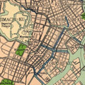 Map: Rivers and canals in the City of Tokyo