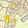 Map: Sewarage systems in the City of Tokyo