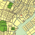 Map: Public sanitation works for the City of Tokyo
