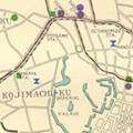 Map: Social welfare facilities built in City of Tokyo as a result of reconstruction